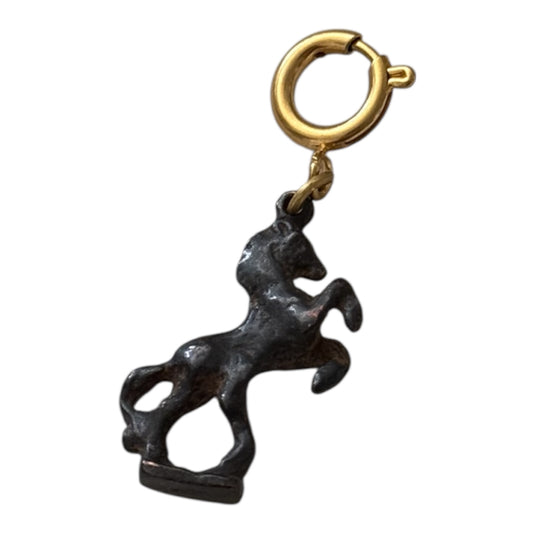 Bronze Giddy-Up Horse Charm