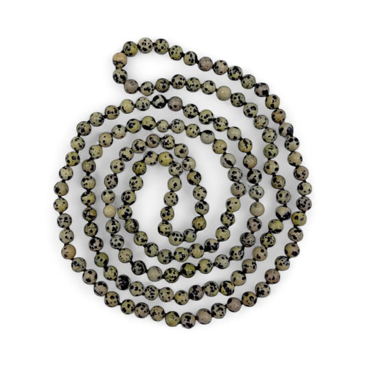 Infinity Dalmatian Jasper Necklace