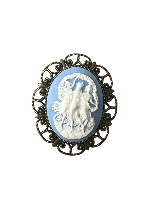 Three Graces Floral Dancing Brooch