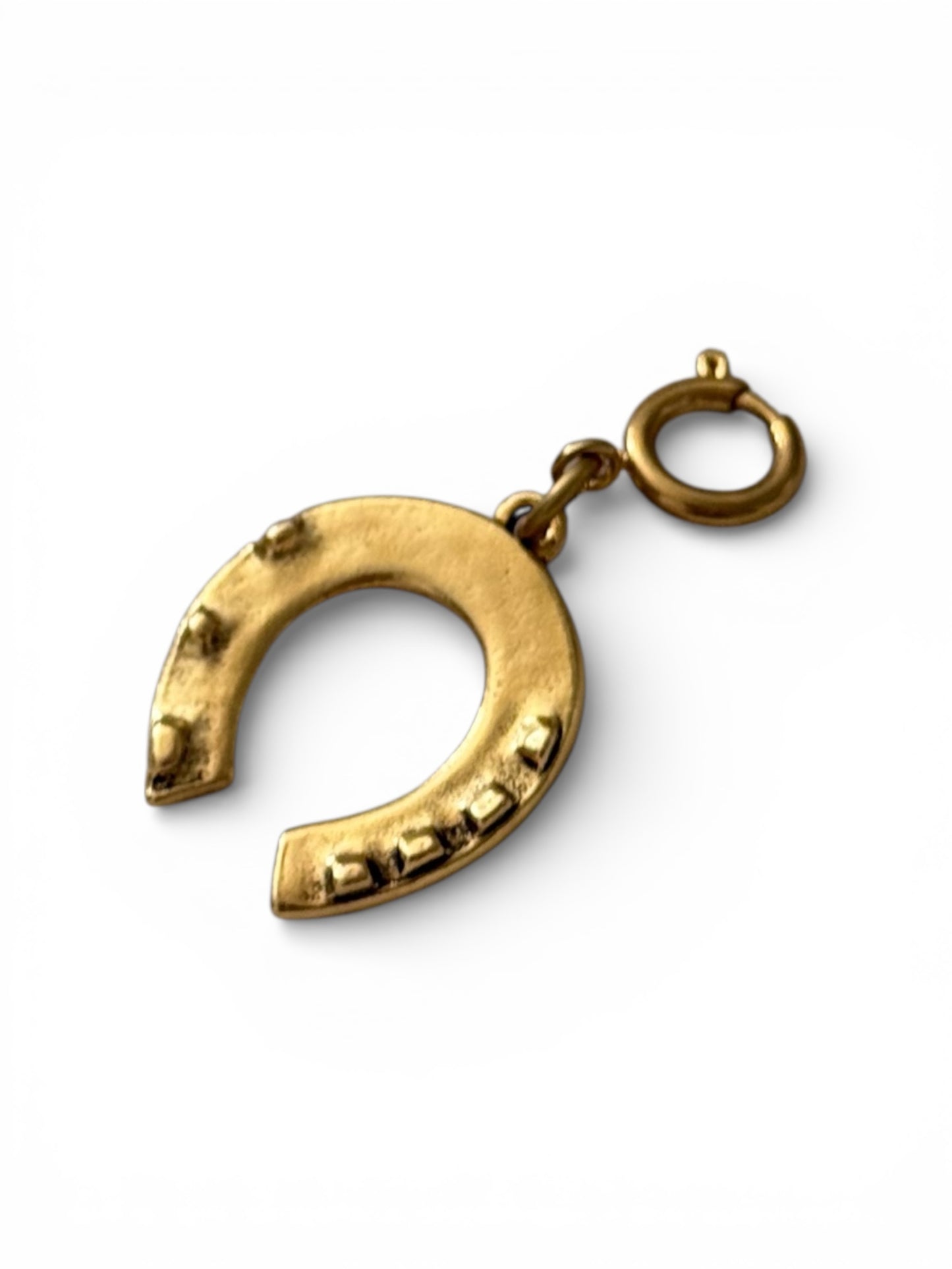 Gold Plated Horseshoe Charm