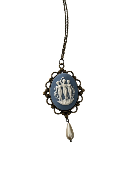 The Three Graces With Pearl Necklace