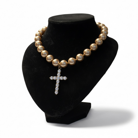 Champagne Pearl Necklace