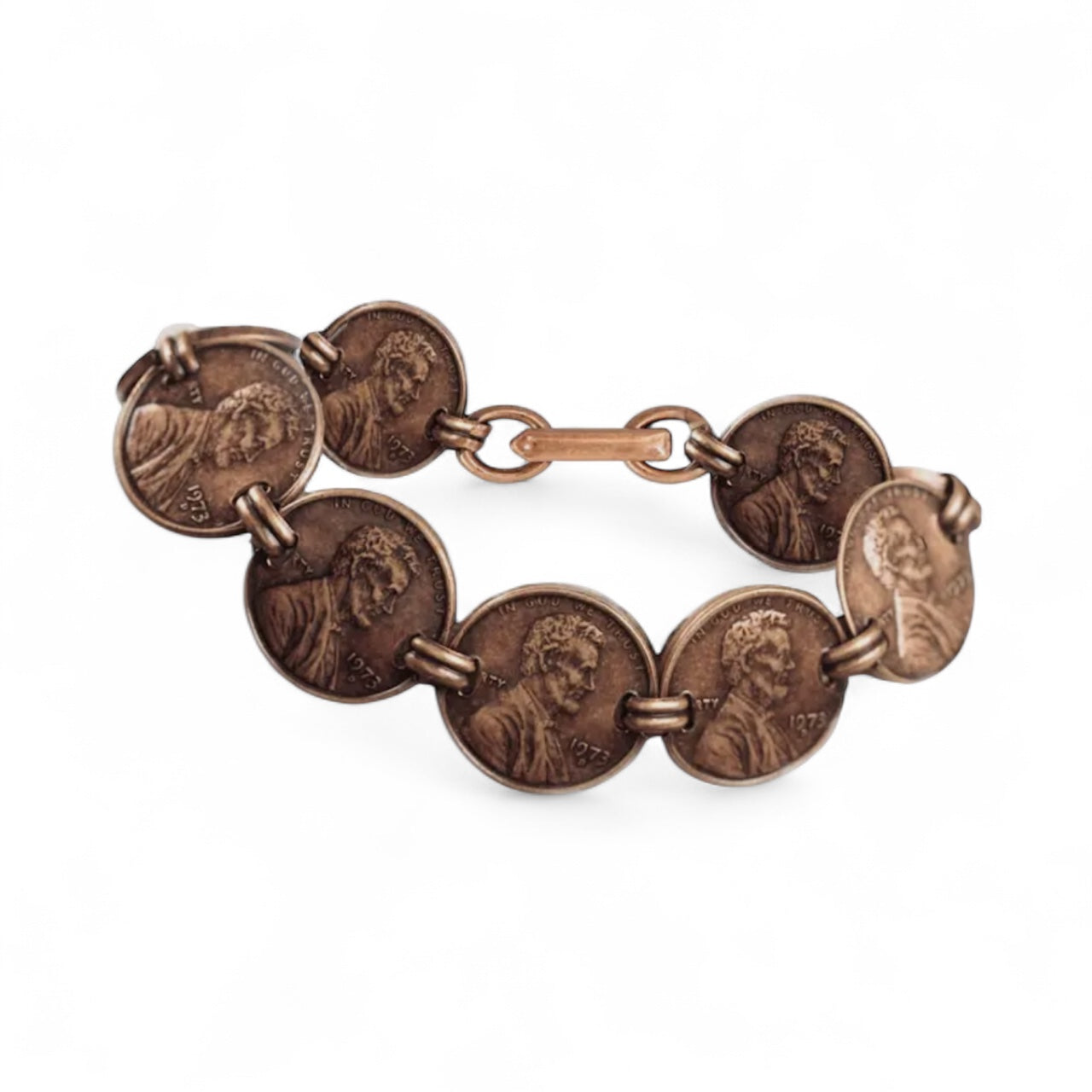 Copper Penny Coin Bracelet
