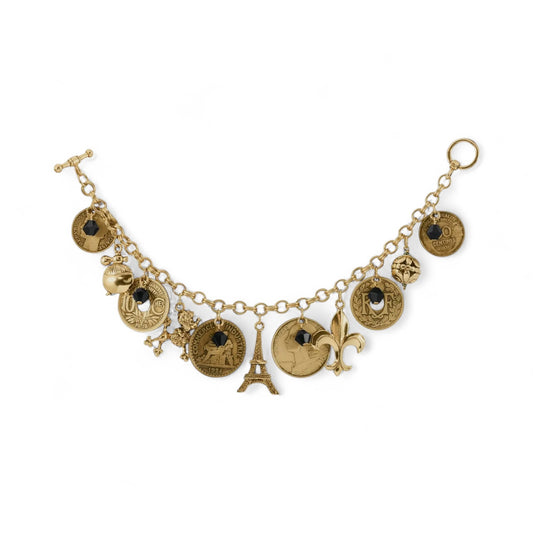 French Coin Bracelet